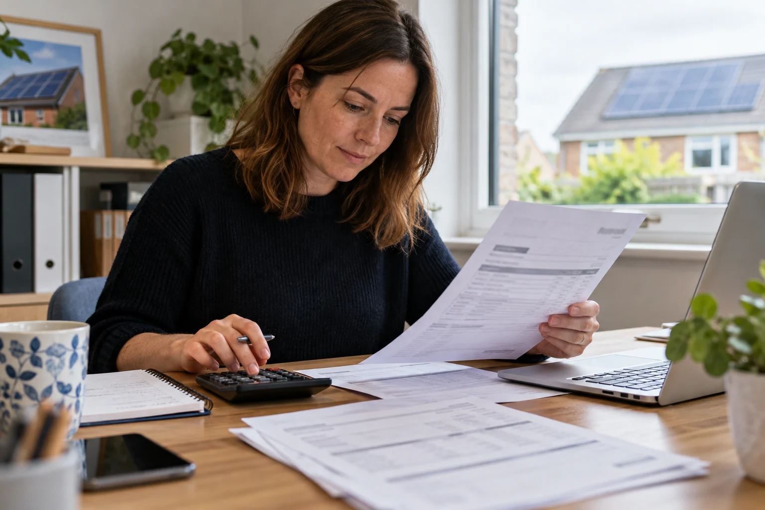 Checking invoice figures and payments